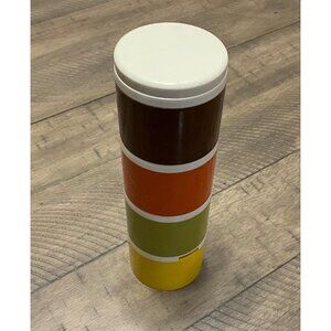 Vintage Tupperware Spice Tower Set Of 4 Shaker Stackable 1/2 Cup 1308 1309 1310